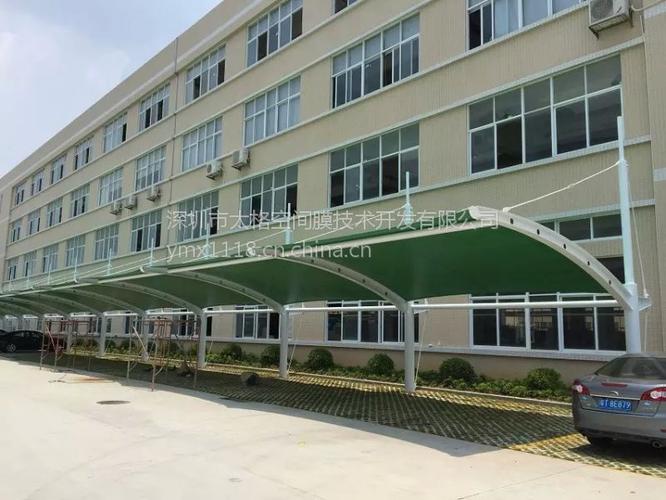 停车棚膜结构批发 空间膜结构如何重塑现代停车体验